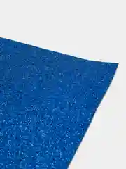 Синий кожзам глиттерный 20*27 см