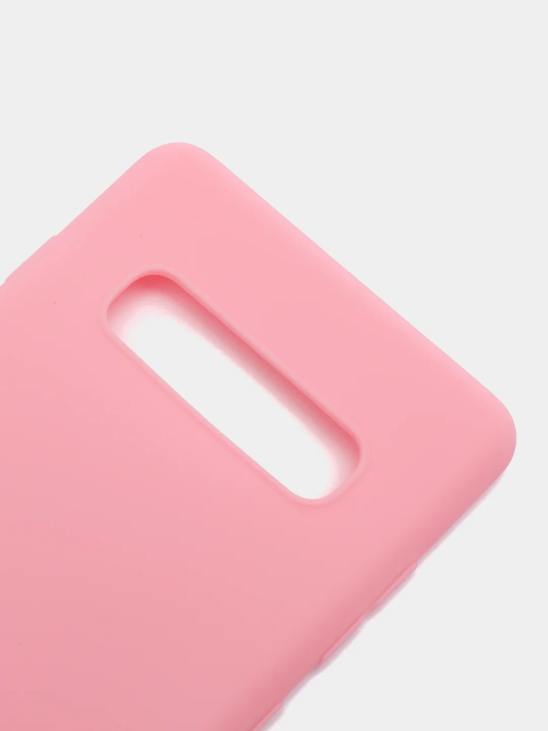 Розовый чехол Samsung Galaxy S10+ / S10 Plus, Галакси С10+ / С10 Плюс, силиконовый цветной матовый