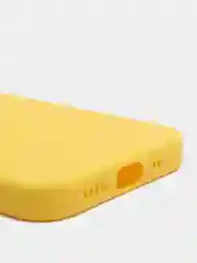Желтый чехол iPhone 11 14 13 12 Pro Mini Plus XR 7 8 SE 2020 силиконовый (Айфон ХР Про Мини Плюс)