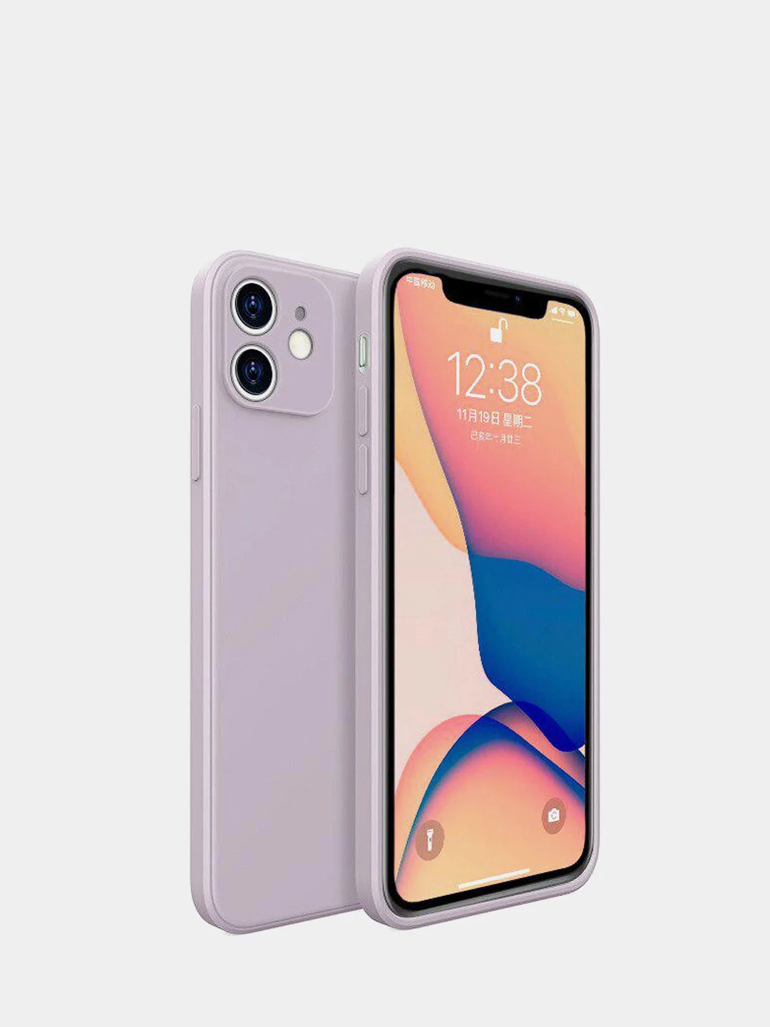 Лавандовый защитный чехол для iPhone 7/8 / 7 Plus/8 Plus /Xr/ 11 / 11 Pro / 11 Pro Max