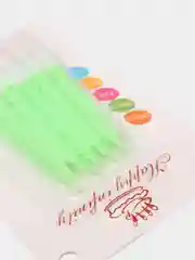Лайм свечи цветные для торта