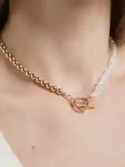 Золотой ожерелье с жемчугом