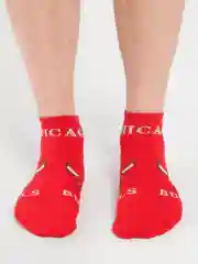 Красный носки мужские, цветные, с принтом