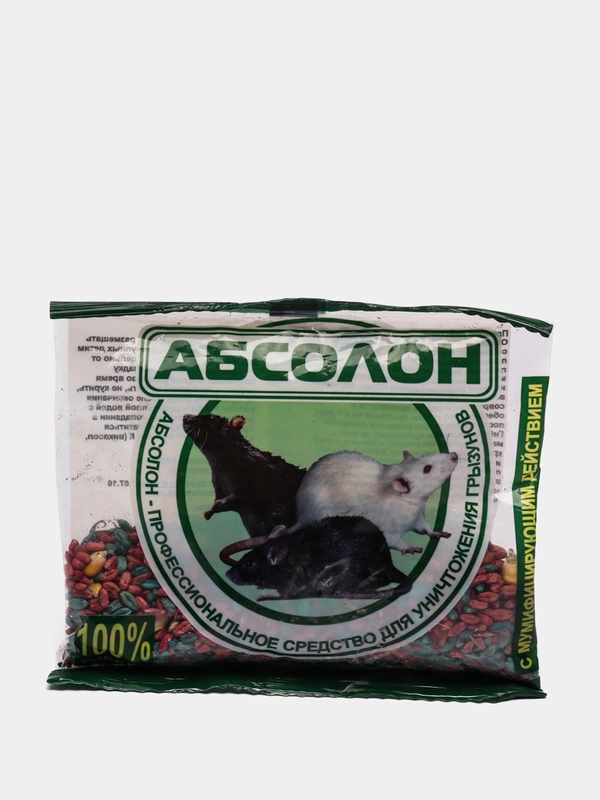 Зерновая приманка от мышей и крыс АБСОЛОН