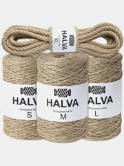 Шпагат канат джутовый Halva, 100% джут, S/M/L/XL