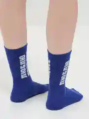 Синий носки мужские средней длины