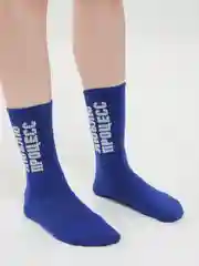 Синий носки мужские средней длины