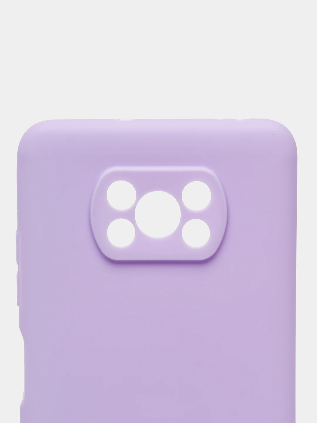 Лавандовый чехол Xiaomi Poco X3 NFC / Poco X3 Pro, силиконовый