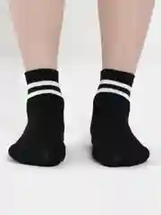 Черный носки с принтом длинные