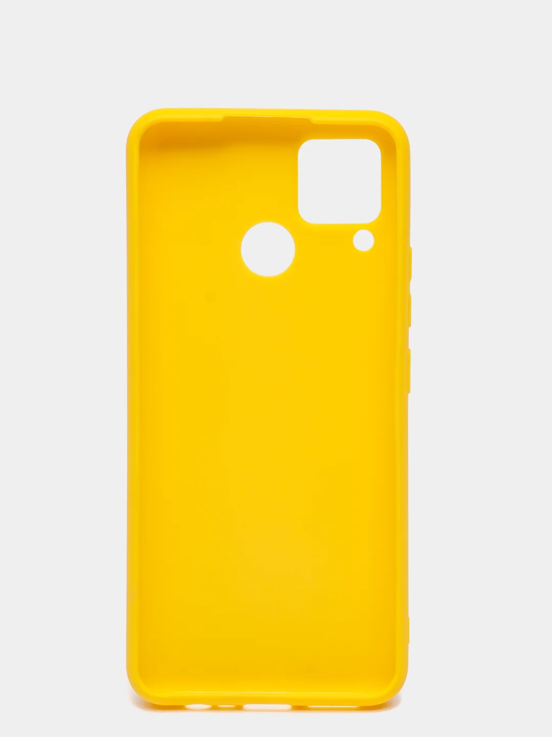 Желтый чехол для Realme C15 силиконовый