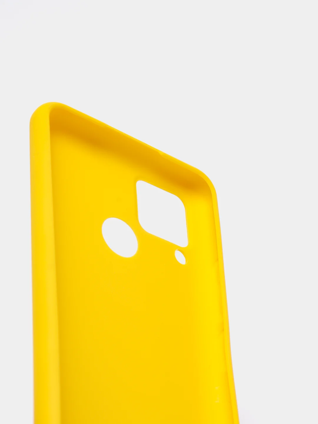Желтый чехол для Realme C15 силиконовый