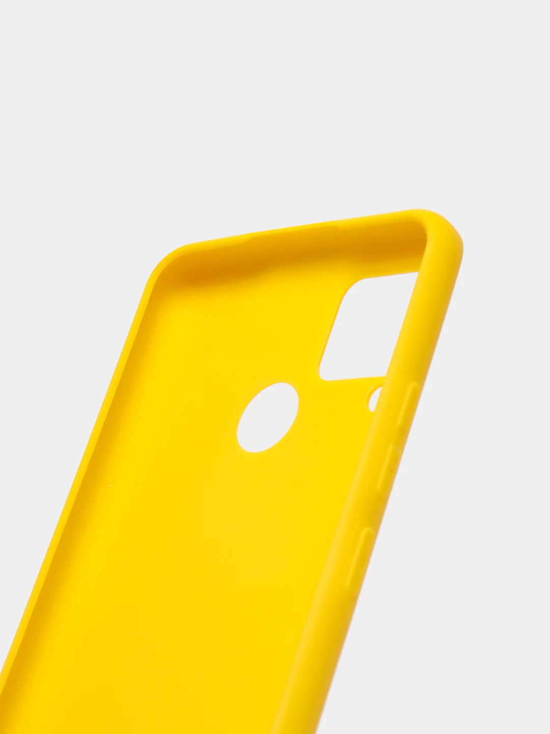Желтый чехол для Realme C15 силиконовый