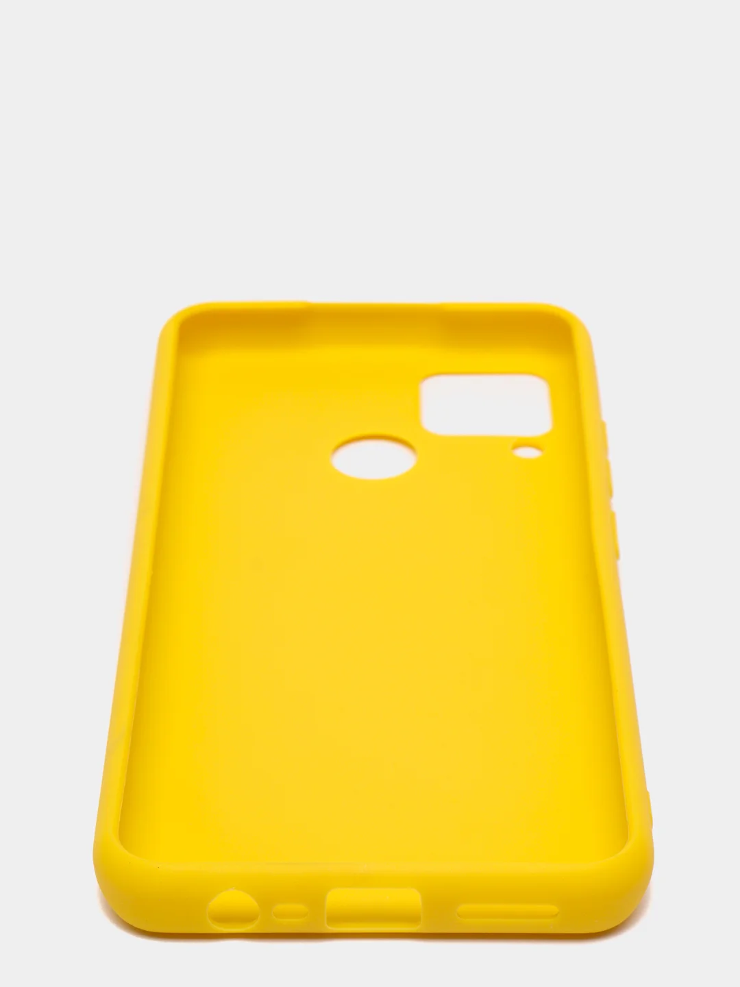 Желтый чехол для Realme C15 силиконовый