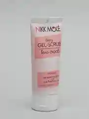 Гель-скраб для бровей и лица Ягодный Nikk Mole
