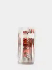 Багровый фольга для маникюра, жатая, в баночке