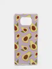 Лавандовый чехол силиконовый для Xiaomi Poco X3 NFC/ Poco X3 Pro (Сяоми Поко Х3 Про), с рисунком
