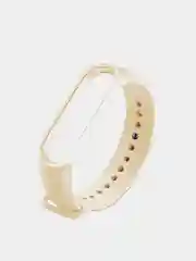 Бежевый силиконовый ремешок Xiaomi Mi Band 3, Mi Band 4