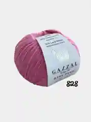 Розовый пряжа Gazzal Baby Wool 20%Кашемир 40%Мериносовая шерсть 40%Акрил 50г 175м Газзал беби вул