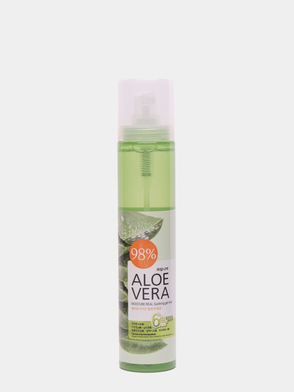 Мист спрей для кожи успокаивающий Welcos Aloevera Moisture Real Soothing Gel Mist, 125 мл
