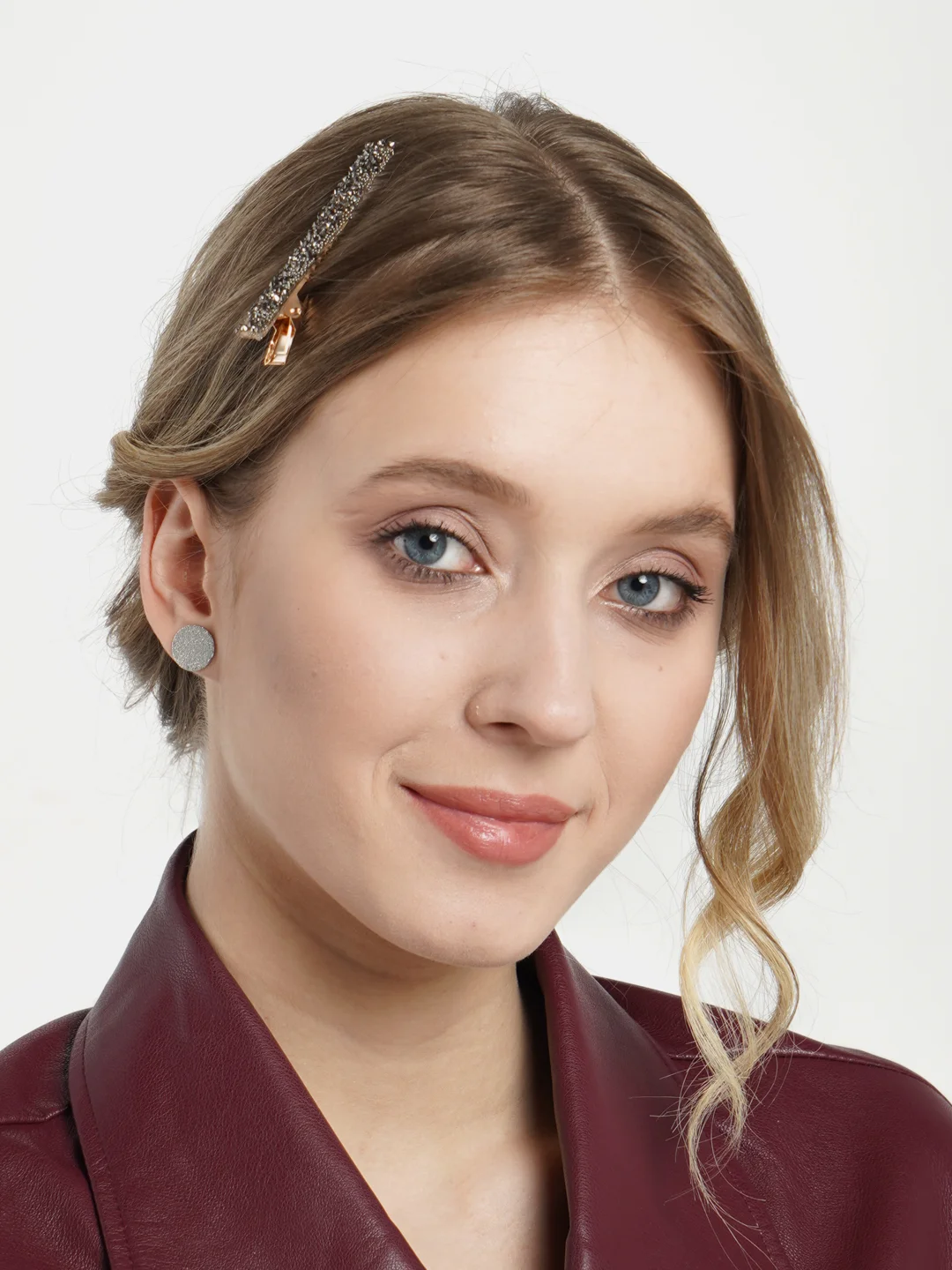 Черный заколка для волос