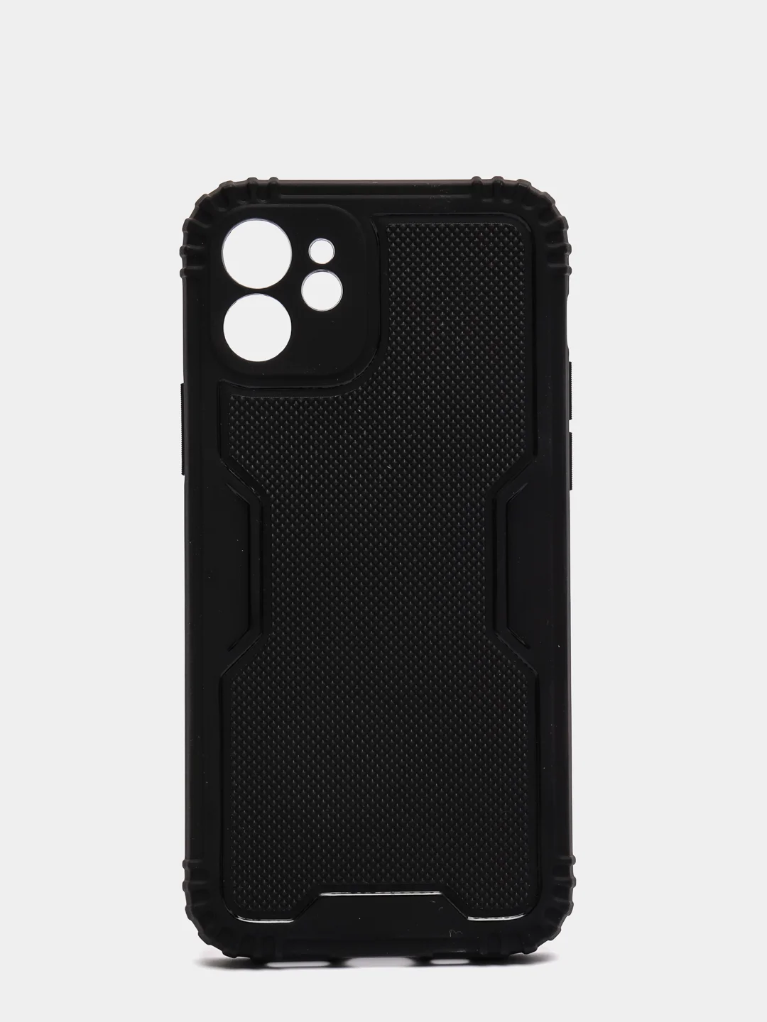 Черный чехол для iPhone 11, 12, 13, 13 Pro, 13 Pro Max, силикон