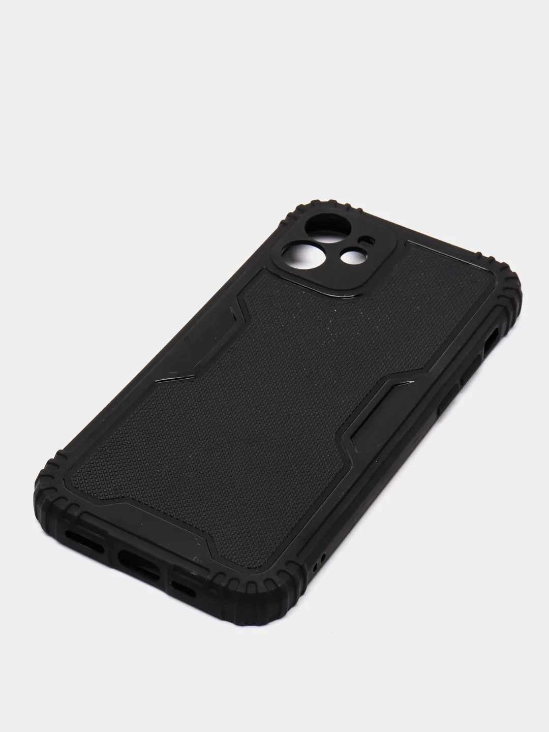 Черный чехол для iPhone 11, 12, 13, 13 Pro, 13 Pro Max, силикон