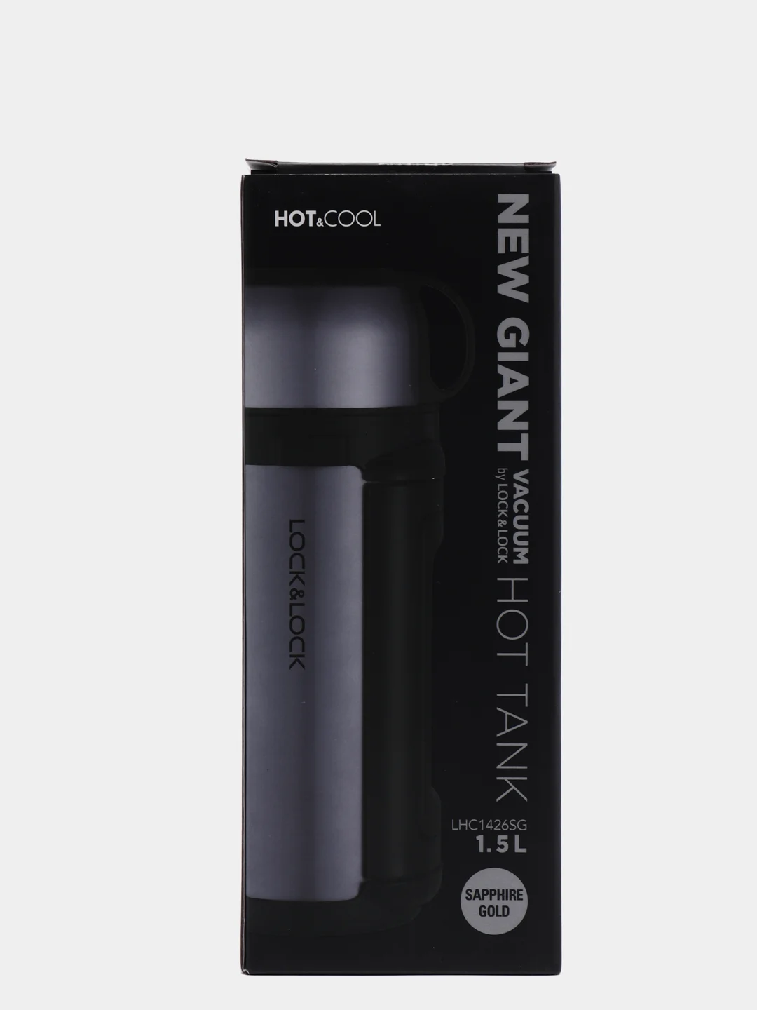 Фиолетовый термос "LocknLock" Hot&Cool, 1.5 л., 3 цвета