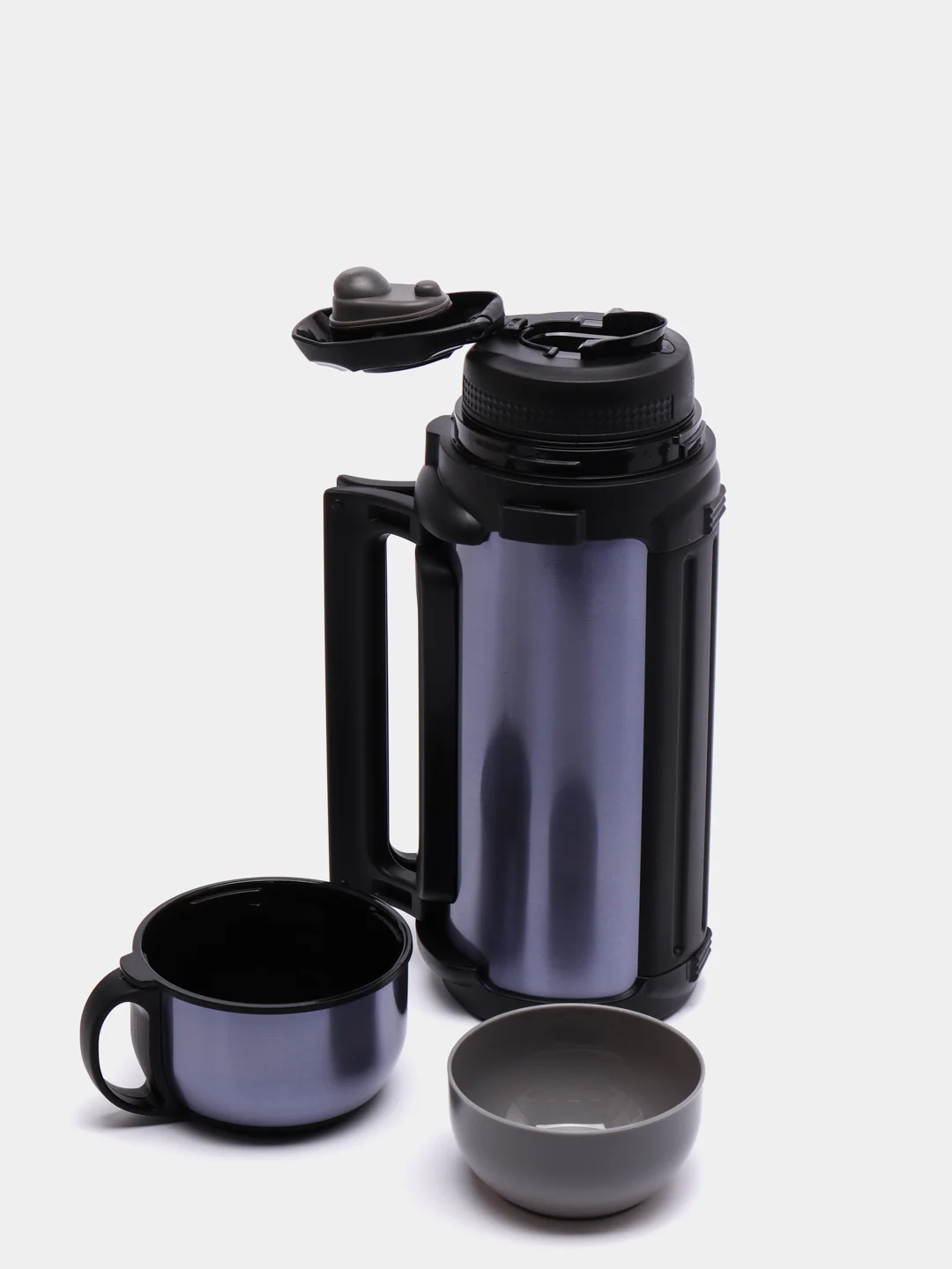 Фиолетовый термос "LocknLock" Hot&Cool, 1.5 л., 3 цвета