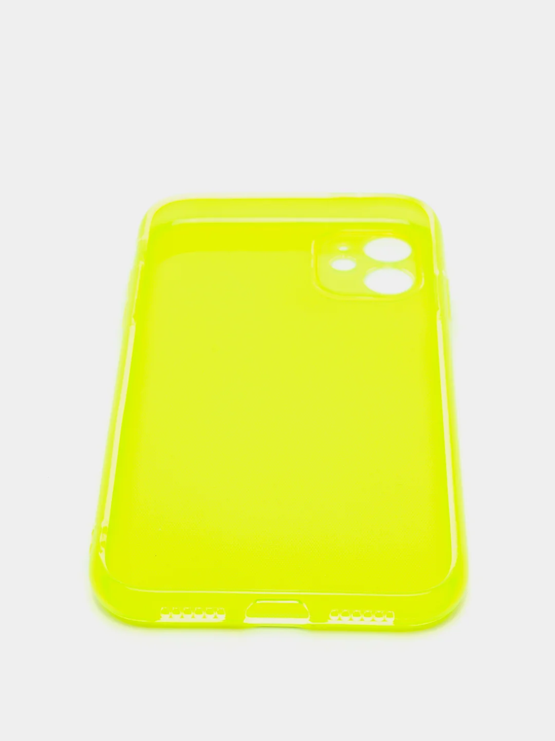 Лимонный яркий силиконовый чехол iPhone XR, 11, 12 Mini, 12 Pro, 12 Pro Max