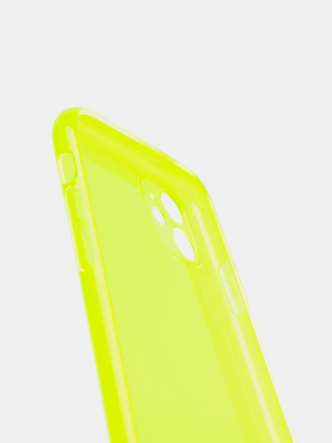 Лимонный яркий силиконовый чехол iPhone XR, 11, 12 Mini, 12 Pro, 12 Pro Max
