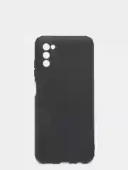 Черный чехол Samsung Galaxy A03s силиконовый