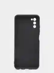 Черный чехол Samsung Galaxy A03s силиконовый