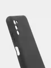 Черный чехол Samsung Galaxy A03s силиконовый