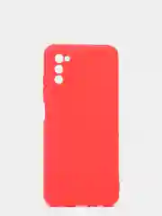 Красный чехол Samsung Galaxy A03s силиконовый