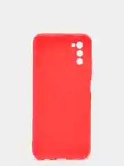 Красный чехол Samsung Galaxy A03s силиконовый