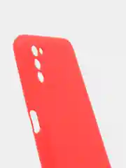 Красный чехол Samsung Galaxy A03s силиконовый