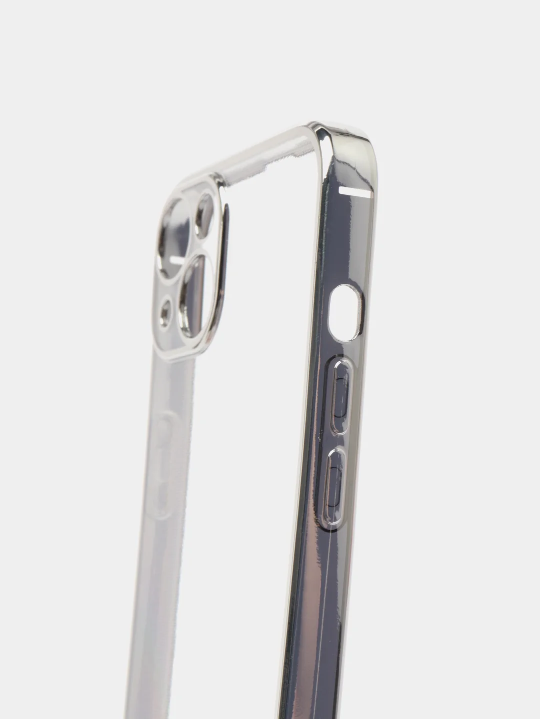 Серебряный чехол для iPhone 7 8 Plus X XS XR 11 12 13 14 15 Pro Max mini айфон про макс