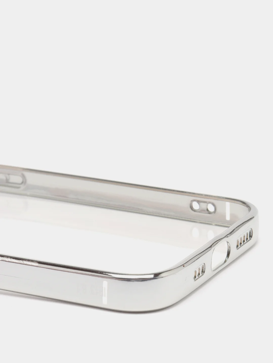 Серебряный чехол для iPhone 7 8 Plus X XS XR 11 12 13 14 15 Pro Max mini айфон про макс