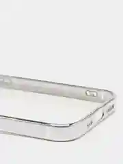 Серебряный чехол для iPhone 7 8 Plus X XS XR 11 12 13 14 15 Pro Max mini айфон про макс
