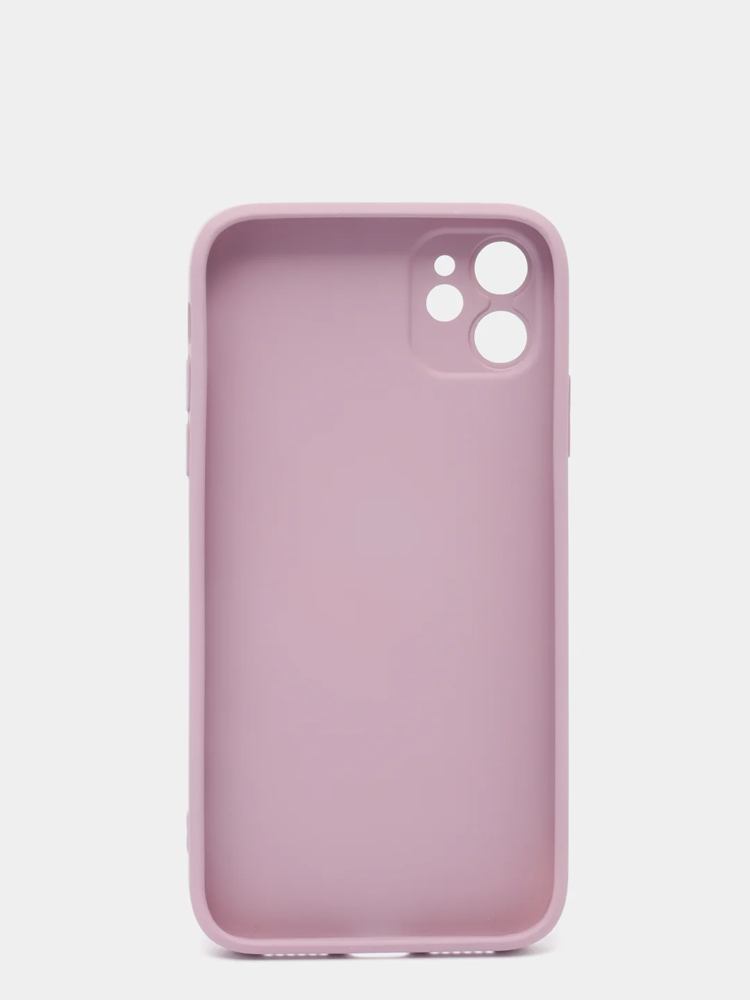 Аметистовый чехол для iPhone Xr/ 11/ 12/ mini/ Pro/ ProMax, силиконовый со стеклянной панелью