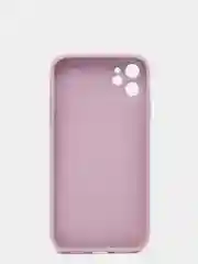 Аметистовый чехол для iPhone Xr/ 11/ 12/ mini/ Pro/ ProMax, силиконовый со стеклянной панелью
