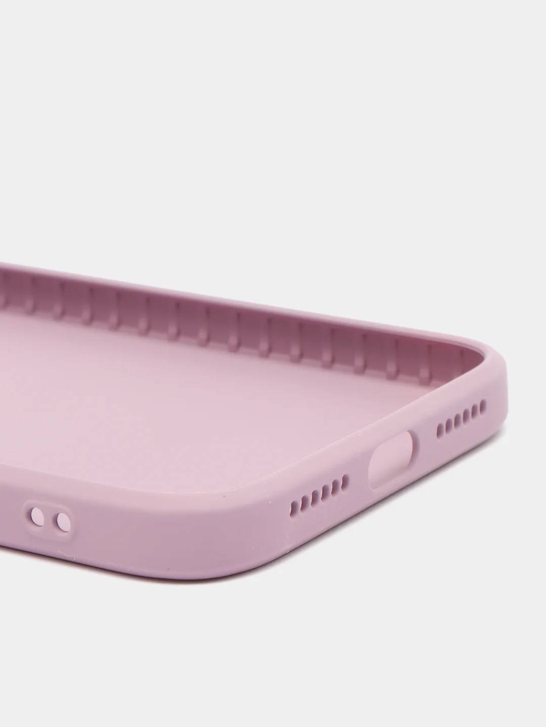 Аметистовый чехол для iPhone Xr/ 11/ 12/ mini/ Pro/ ProMax, силиконовый со стеклянной панелью