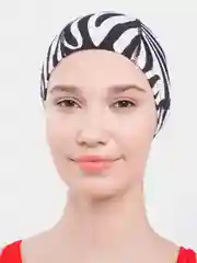Угольный шапочка для плавания, тканевая