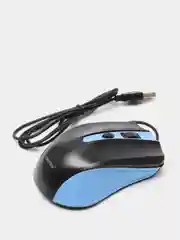 Синий мышь компьютерная проводная, 5 цветов, Smartbuy ONE SBM-352-K