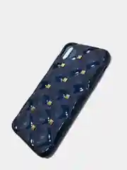 Синий защитный силиконовый чехол для iphone Xr прозрачный
