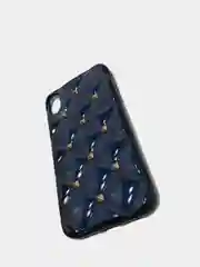 Синий защитный силиконовый чехол для iphone Xr прозрачный