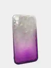 Пурпурный защитный силиконовый чехол для iphone Xr прозрачный