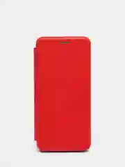 Красный чехол книжка Samsung A03S/A037F горизонтальная на магните