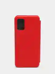 Красный чехол книжка Samsung A03S/A037F горизонтальная на магните