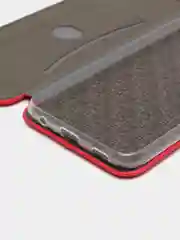 Красный чехол книжка Samsung A03S/A037F горизонтальная на магните